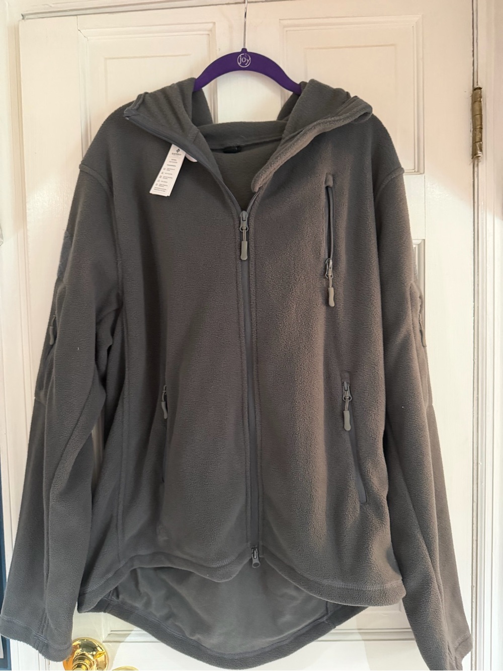 BaerSkin Men’s Tactical Hooded Fleece Jacket/sz L/NWT